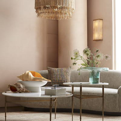 Arteriors Baja Chandelier - Natural Coco Beads