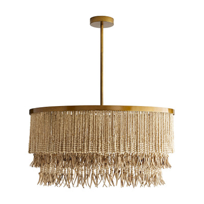 Arteriors Baja Chandelier - Natural Coco Beads