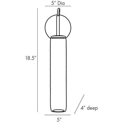 Arteriors Cut Tall Sconce