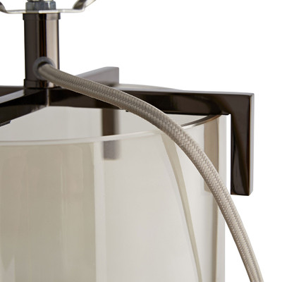 Arteriors Dale Lamp - Smoke Glass