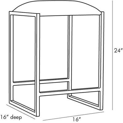 Arteriors Dash Counter Stool