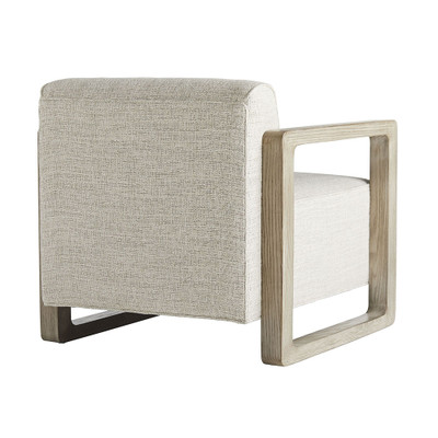 Arteriors Duran Chair Fieldstone Grey Linen Smoke (Closeout)