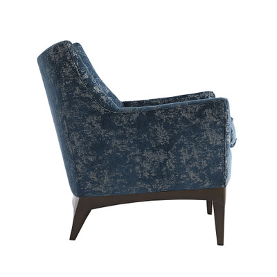 Arteriors Ferguson Chair Peacock Chenille Walnut