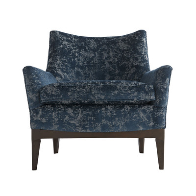 Arteriors Ferguson Chair Peacock Chenille Walnut