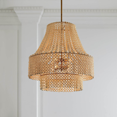 Arteriors Hannie Chandelier - White Wood