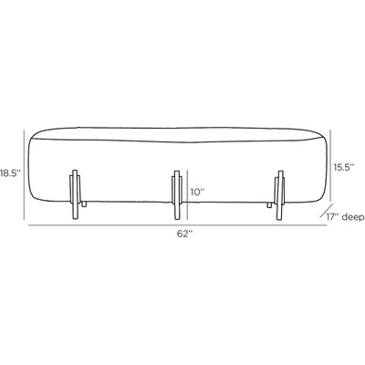 Arteriors Justin Bench