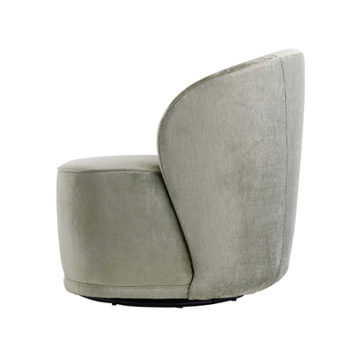 Arteriors Kaitlyn Swivel Chair Mist Velvet Swivel