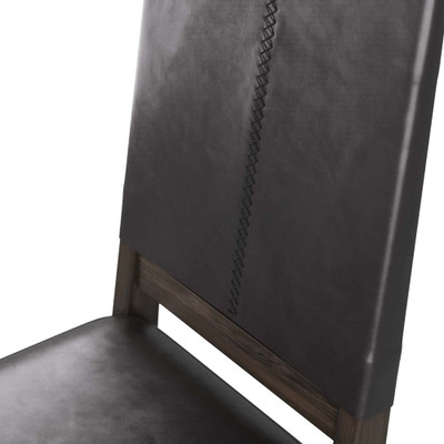 Arteriors Keegan Chair - Black Leather