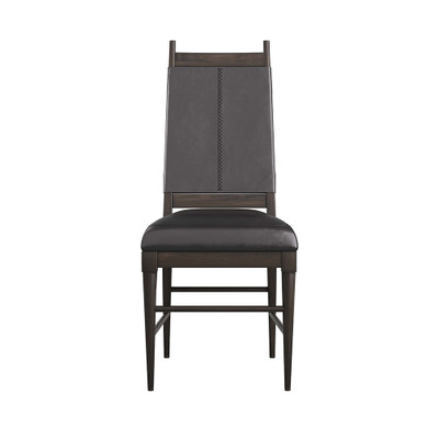 Arteriors Keegan Chair - Black Leather