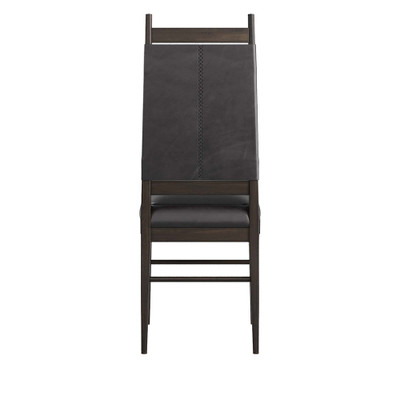 Arteriors Keegan Chair - Black Leather