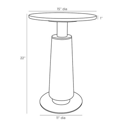 Arteriors Knoxville Accent Table