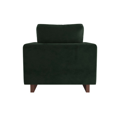 Arteriors Lovell Chair Forest Velvet Dark Walnut