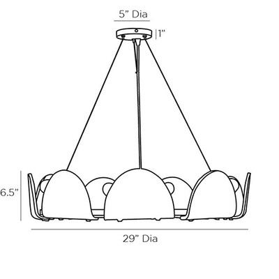 Arteriors Mendez Chandelier