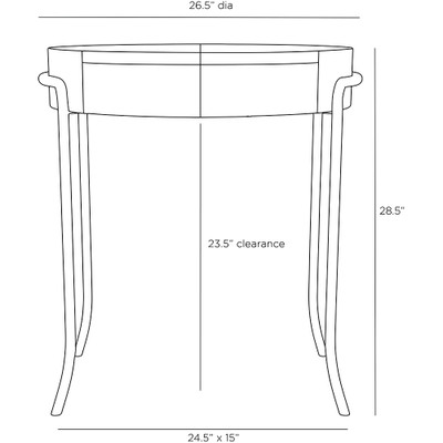 Arteriors Mosquito End Table