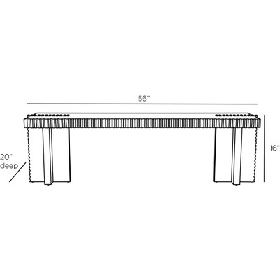 Arteriors Pacorro Bench (Closeout)