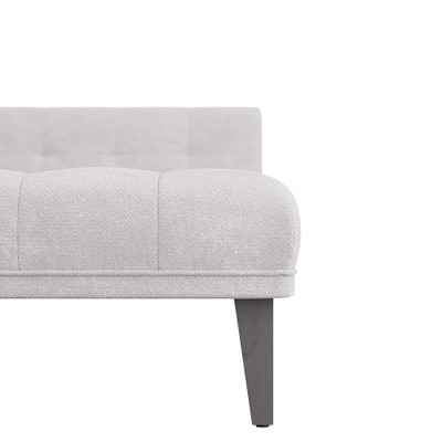 Arteriors Phaedra Chaise Platinum Boucle Grey Ash (Closeout)