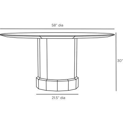 Arteriors Reuben Dining Table (Closeout)