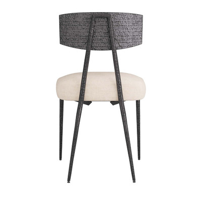 Arteriors Reynard Dining Chair - Natural Linen - Dark