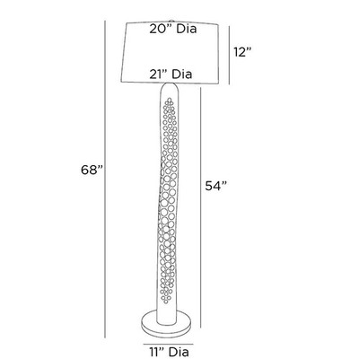 Arteriors Serrano Floor Lamp (Closeout)