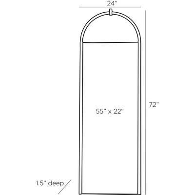 Arteriors Shevlin Floor Mirror