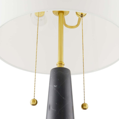 Arteriors Sidney Lamp - Black Marble