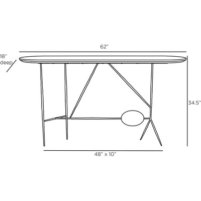 Arteriors Stewart Console