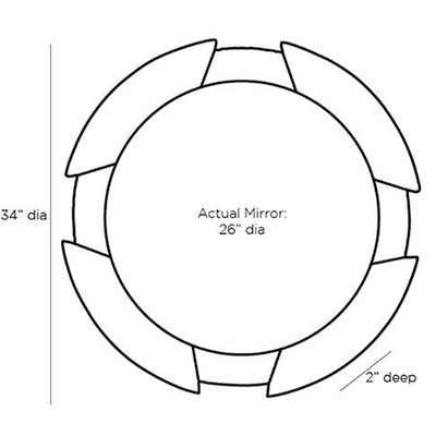 Arteriors Tanja Mirror (Closeout)