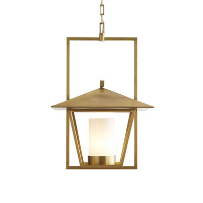 Arteriors Temple Pendant - Antique Brass (Closeout)