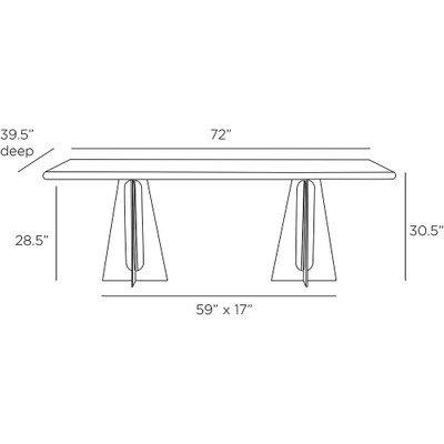 Arteriors Tobin Dining Table