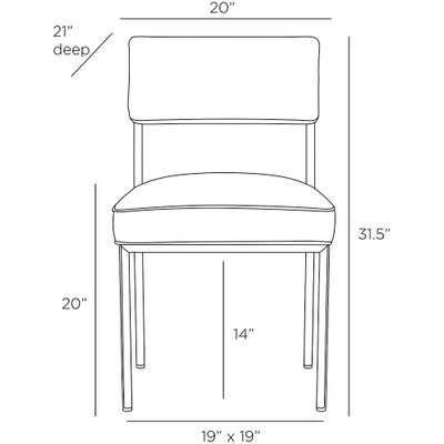 Arteriors Topanga Dining Chair