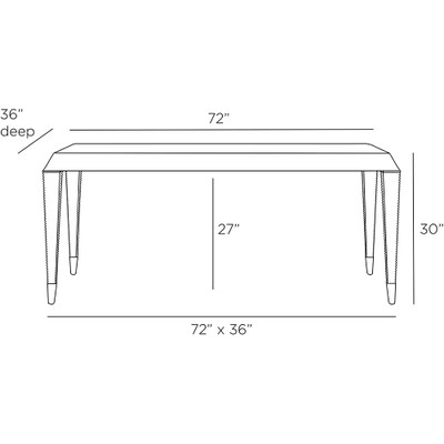 Arteriors Tristan Dining Table