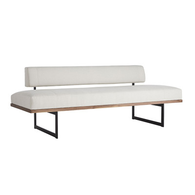 Arteriors Tuck Bench Bone Linen