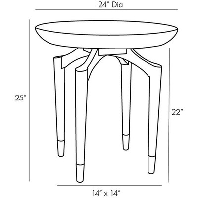 Arteriors Wagner End Table