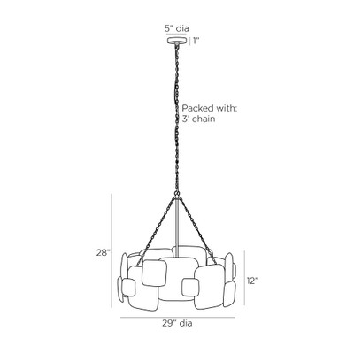 Arteriors Waylon Chandelier (Closeout)
