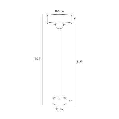 Arteriors Wheeler Floor Lamp