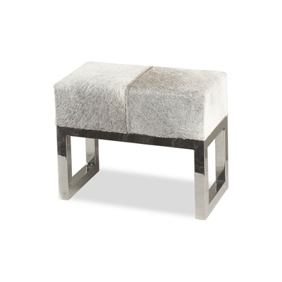 Interlude Home Moro Hide Stool