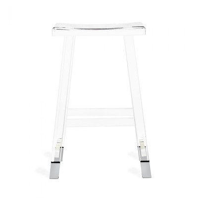 Interlude Home Reva Counter Stool - Nickel