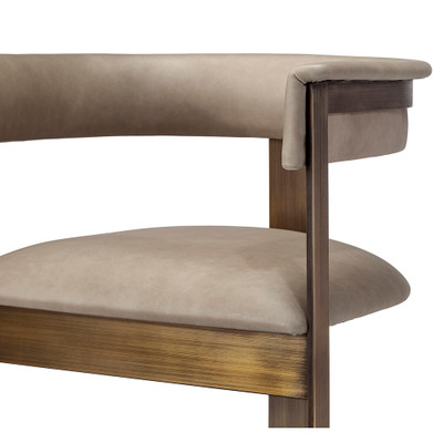 Interlude Home Darcy Dining Chair - Taupe