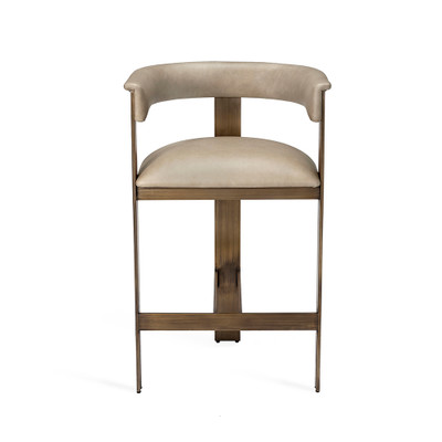 Interlude Home Darcy Counter Stool - Taupe