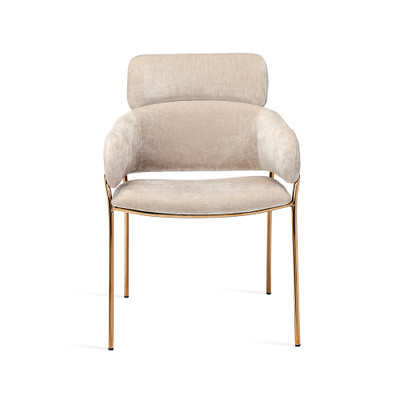 Interlude Home Marino Chair - Beige Latte