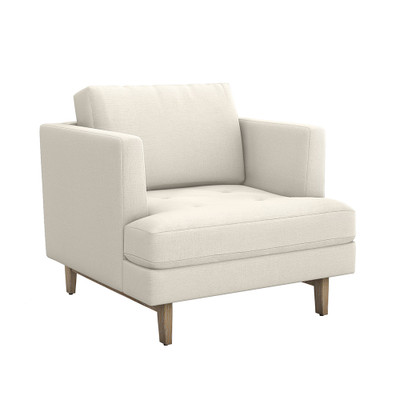 Interlude Home Ayler Chair - Pearl