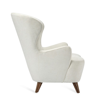 Interlude Home Ollie Chair - Pearl