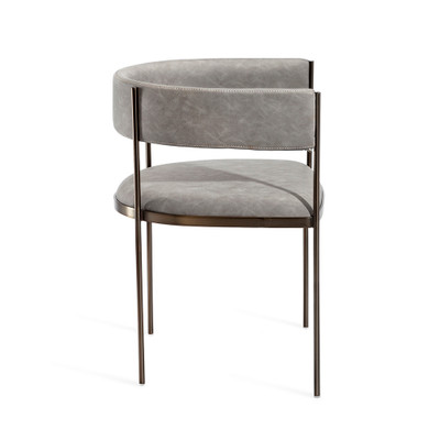 Interlude Home Ryland Dining Chair - Charcoal