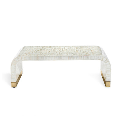 Interlude Home Beacon Cocktail Table - Cream