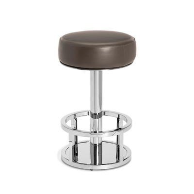 Interlude Home Drake Counter Stool - Grey (Swivel)