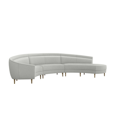 Interlude Home Capri Right Chaise Sectional - Fresco