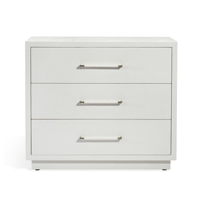 Interlude Home Taylor 3 Drawer Chest - White