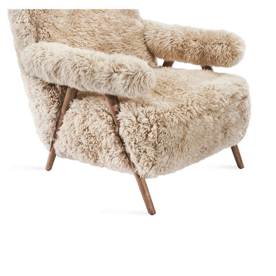 Interlude Home Barrett Lounge Chair - Morel Taupe