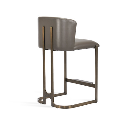 Interlude Home Banks Counter Stool - Grey