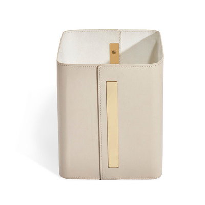 Interlude Home Portia Storage Basket - Ivory